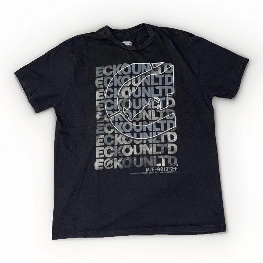 Ecko Unltd Graphic T-Shirt Black XL 22x28